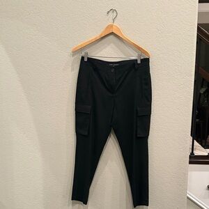 Theory Black Cargo Trousers